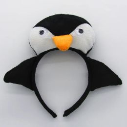 Nouvel enfant adulte animal 3d pingouin de pingouin Head usure pour le costume de costume de costume de mariage de mariage de la fête de poils Halloween