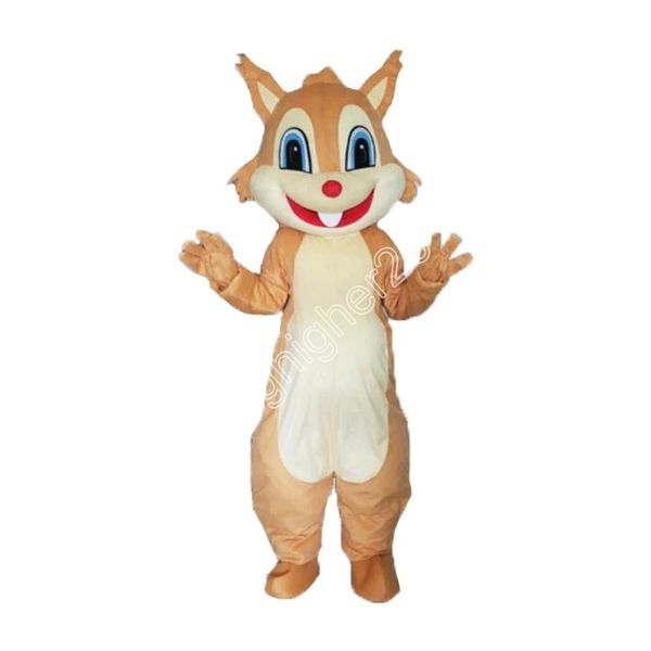 Nouveau Costume de mascotte Chipmunk adulte personnaliser personnage de thème Anime dessin animé taille adulte Costumes d'anniversaire de noël