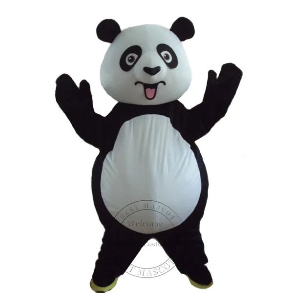 Nuevo adulto lindo Kung Fu Panda disfraz ropa de dibujos animados tema disfraz mascota