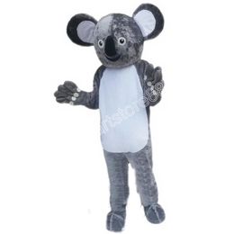 Nieuwe volwassen grijs Koala -mascotte kostuum voor volwassenen Carnival Kostuum Custom Fancy Costume AD ADS ADVERSCHAP