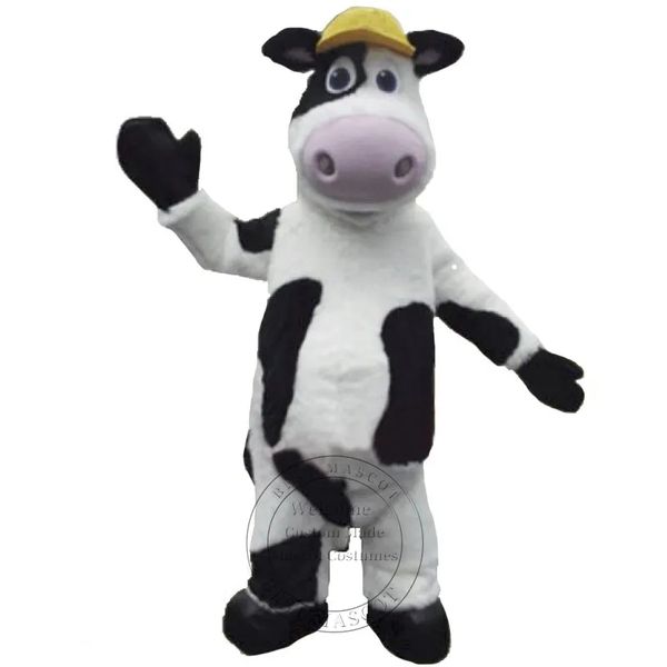 Nouveau Costume de mascotte de vache belle adulte déguisement carnaval costume de noël