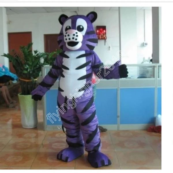 Nouveau Costume de mascotte de tigre adorable pour adulte personnaliser le personnage de thème d'anime de dessin animé taille adulte Costumes d'anniversaire de noël