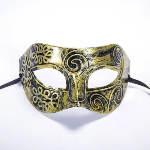 Masques de mascarade de gladiateur romain rétro pour hommes adultes, masque Vintage de carnaval, masque de fête pour Costume d'halloween, RRE15020, nouvelle collection