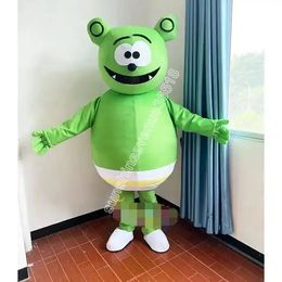 Nouveau Costume de mascotte d'ours gommeux léger réaliste pour adulte, costume fantaisie personnalisé, robe fantaisie à thème