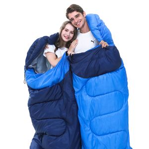 Nieuwe Volwassen Splice Slaapzak Anti Kick Quilt Katoen Lente Herfst Winter Outdoor Verdikte Lunch Slaapzak