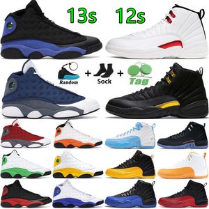 Top Chaussures de basket-ball pour hommes Jumpman High 12 12s Twist Black Taxi Utility The Master 13 13s Hyper Royal Flint Chicago University Gold Hommes Femmes Baskets de sport Baskets