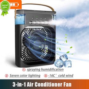 Nouveau climatiseur ventilateur Portable bureau Camping Mini mobile silencieux Usb appareils de refroidissement rechargeable ménage ventilateur humidificateur