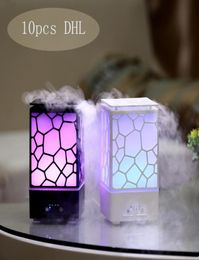 Nouveau humidificateur d'air lampe à brume fraîche 200ML Cube d'eau diffuseur d'arôme d'huile essentielle avec 7 couleurs changeantes lumière LED USB ultrasonique SP6393788