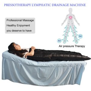 NUEVO Aire Presoterapia pantalones de drenaje linfático máquina de adelgazamiento corporal masajeador traje corporal de infrarrojos lejanos con manta Relajación muscular y terapia de presión