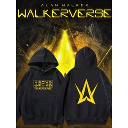 Nieuw Alan Walker sweatshirt met capuchon, herfst- en winterfluwelen Alanwalker voor heren met hetzelfde Alan Walker-studentenjack