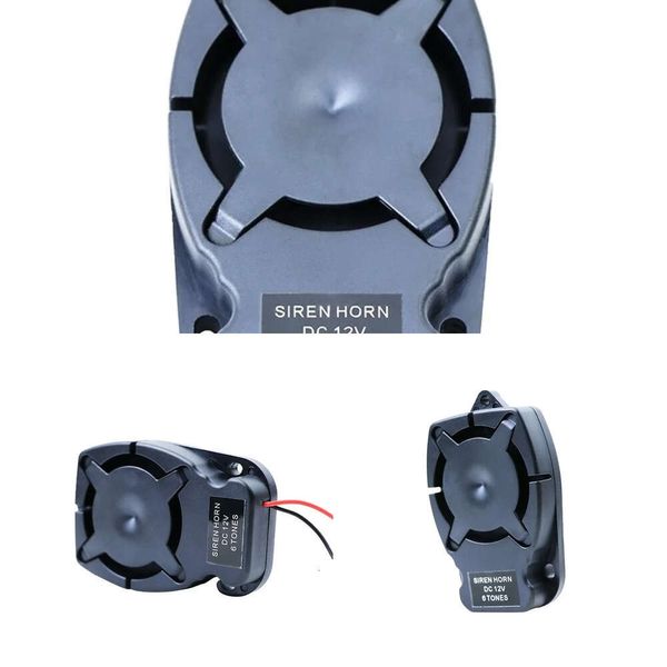 Nouveaux systèmes d'alarme Alarm Horn Sirren Buzzer 12V Six-Tone 110 points Petite taille et facile à installer