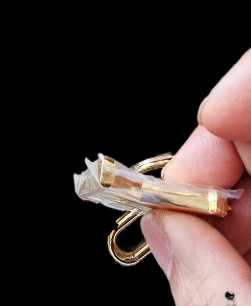 NOUVEAU ALLOY GOLD DESIGN ASTRONAUT Keychains Accessoires Designer Keyring Solid Metal Car Key Ring Box Box Packaging 2922471