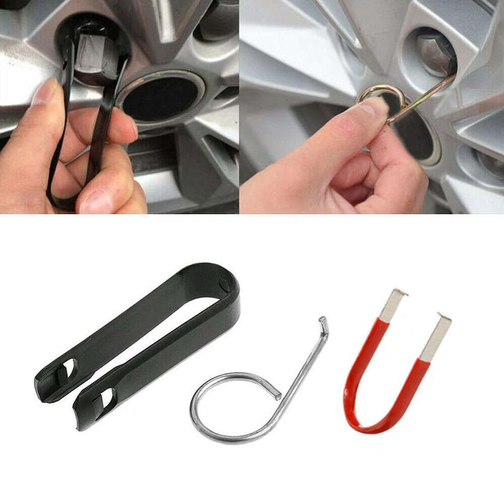 Alloy Wheel Bolt Nut Caps täcker Puller Remover Tool Mini Portable Tickarhjul Reparationsverktyg för Audi för Volkswagen