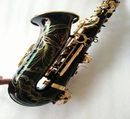 NIEUW ALTO SAX MARK VI Classic Model Alto EB Tune Saxophone Black Gold Key E Flat Sax met Case Mondstuk Professional 5579171
