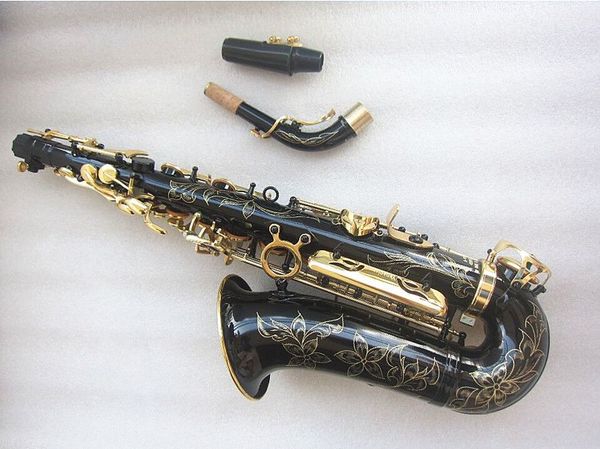 Nuevo saxofón Alto A-991 E-Flat instrumento de música profesional saxofón de Latón Dorado negro con accesorios de estuche