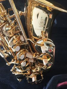 Nieuwe Altsaxofoon YAS-62 Gold Key Super Muziekinstrument Hoge kwaliteit Elektroforetisch Goud Sax Mondstuk Professioneel