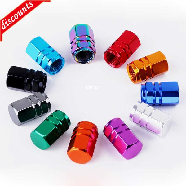 Nouveau alliage d'aluminium voiture roue pneu Valve Caps pneu jante tige couvre Airdust étanche pour Automobiles motos camions vélos