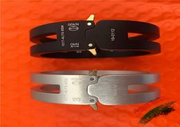 Nueva pulsera de aleación de aluminio Alyx 11 versión alta ALYX Track hombres mujeres Unisex parejas joyería brazaletes ALYX pulsera Y12189167066