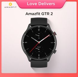 Nuevo Amazfit GTR 2 Smartwatch 14 días de duración de la batería 5ATM Control de tiempo seguro Monitoreo del sueño Reloj inteligente para Android iOS Phone3208636