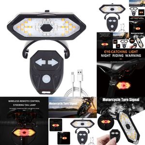 Clignotants LED ambre pour motos, eau courante, indicateur arrière, lampe, accessoires, N8s3, nouveau