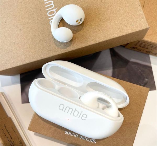 Nuevo Ambie Sound Earcuffs Ear Bone Auriculares Conducción Pendiente Tipo Inalámbrico Bluetooth Auriculares Bluetooth DHL UPS Fedex2081904