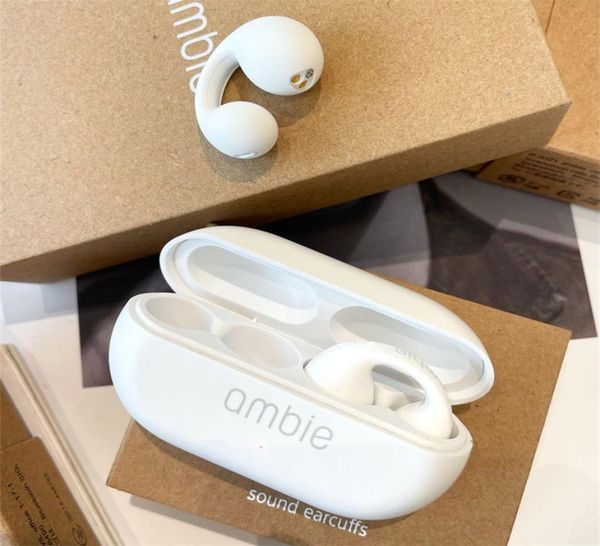 Nouveau Ambie Sound Earcuffs Ear Bone Écouteurs Conduction Type de boucle d'oreille sans fil Bluetooth Auriculares Bluetooth DHL UPS Fedex2316297