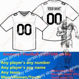 New American College Football Wear Wear Football Football Wear American Football Custom Jersey Todos los 32 equipos personalizados cualquier número de nombre Siz