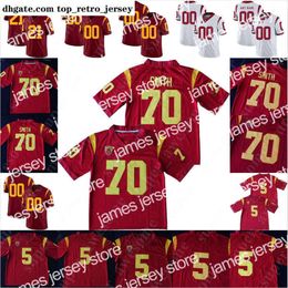 New American College Wear USC Trojans Football Jersey Tyron Smith 1 Williams 20 Mike Garrett 2