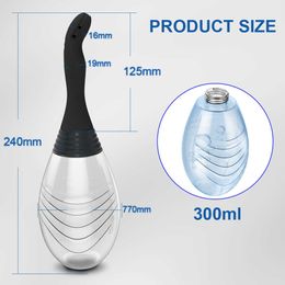 Nouveau Anal Butt Cleaner Santé Enema Douche Rectale Vagin Enemator Médical En Caoutchouc Santé Hygiène Outil Adult Sex Toys pour Femmes Hommes 230316