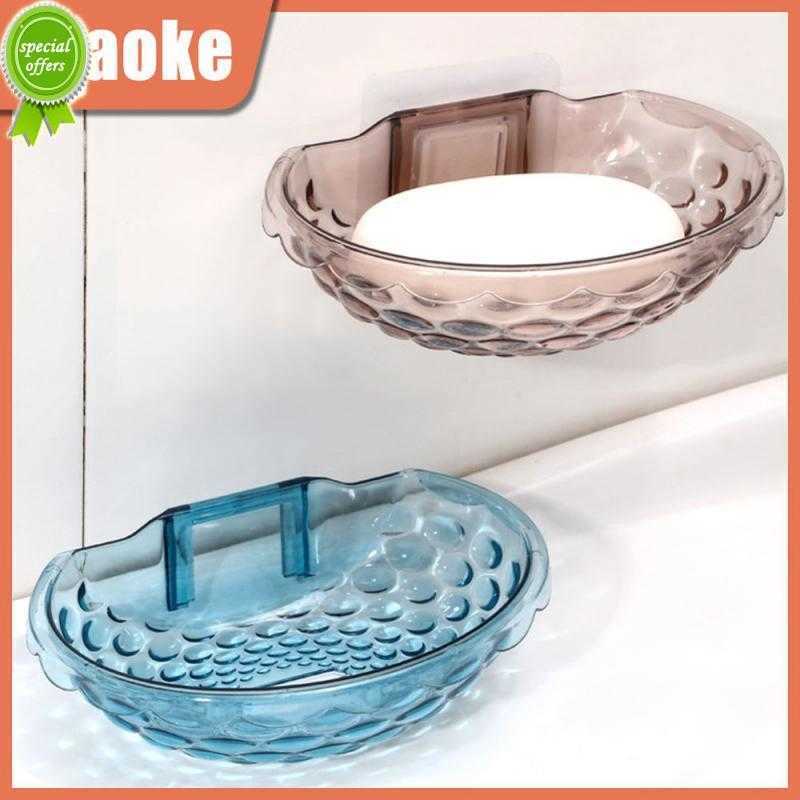 New And Is Stored Dry Without Occupying Space Wall Mounted Soap Case Drainage No Punching Soap Case Bottom Drainage Strip Design Abs