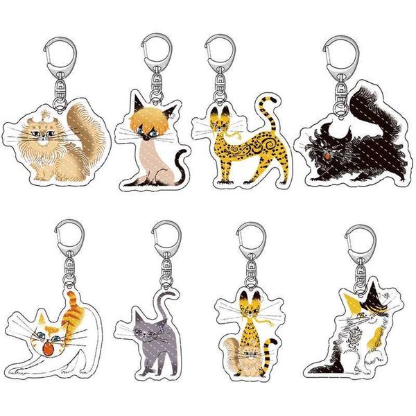 Nouveau Style animal mode Anime Tokyo Revengers sac pendentif porte-clés sac à dos décor acrylique dessin animé G1019