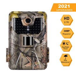 Nieuwe dieren 36MP 2.7K Trailcamera 940nm Invisible Infrarood Hunting Camera's Draadloze Cam HC900A Night Vision Wildlife Surveillance