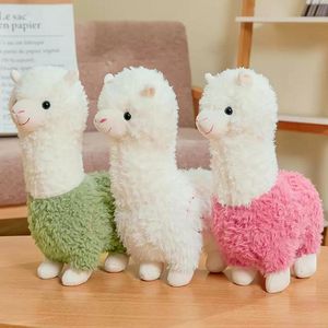 Nouveaux animaux en peluche 28 cm alpaga poupée oreiller mignon enfants poupée de chiffon cadeaux d'anniversaire pour fille F0412