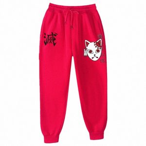 Nouveau Anime dem Slayer pantalons hommes femmes pantalons amples hommes grande taille taille haute Joggers pantalons Hip Hop bas pantalons de survêtement décontractés q6DP #