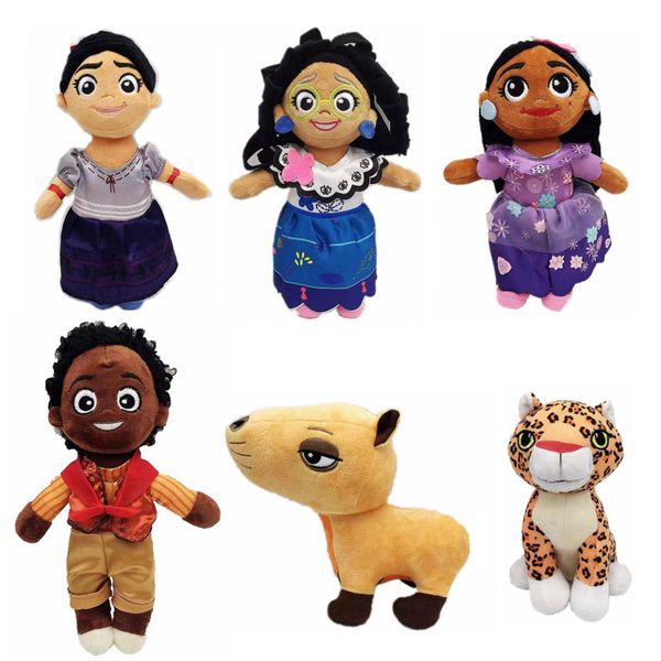 Nuevo anime Encanto Plush Toys Cartoon Girl Toy Fehip Toy 25cm Abuela Alma Isabela Madrigal Soft relleno regalos para niños C74