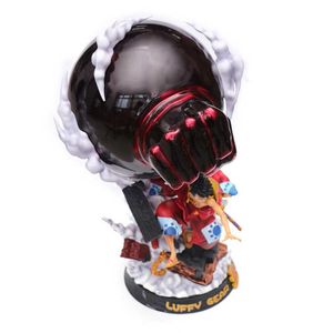 Nouveau Anime Kimono Monkey D Luffy Gear Troisième 3 Bound Man GK Statue PVC Figure Collection Modèle Enfants Grande Taille Poupée Jouet Q0722