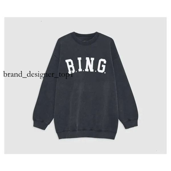 NUEVA ANINE BINY SUDSIART SUKINS SKUNSHIRS PHERMING LETRA DE MODA CASA VINTAGE Tendencia de algodón de algodón redondo vintage Versátiles Versátiles Aneine Binge Hoodies 7343