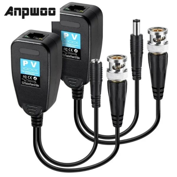 NOUVEAU ANPWOO 1CH PASSIVE BALUN RJ45 CCTV BALUN VIDEO