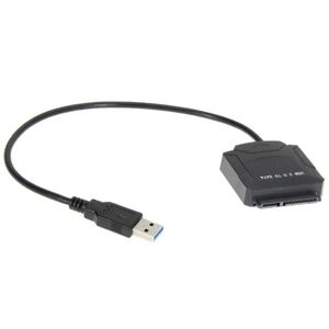 ANPWOO – câble de données pour disque dur d'ordinateur 2.5/3.5 pouces, SATA vers USB 3.0, câble de disque facile avec adaptateur d'alimentation, nouveau