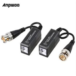 NOUVEAU ANPWOO BNC HD 2M 3M CCTV via l'adaptateur de paires torsadés HD CVI / TVI / AHD Vidéo Balun Male BNC TO UTP CAT5 / 5E / 6 Network CameraFor CCTV VIDEO VIDEO Convertisseur