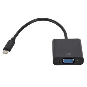 NOUVEAU ANPWOO USB3.1TYPE-C à VGA Converter USB jusqu'à 1080p Effets visuels HD complets, plus de câble adaptateur d'économie d'énergie pour le câble adaptateur VGA