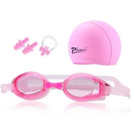 Nouveaux lunettes anti-buée et étanches pour hommes, femmes, enfants, sports pour adultes, yeux de plongée, casquettes, bouchons d'oreille, équipement de piscine P230601