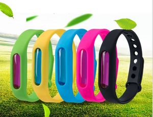 Ongediertebestrijding Kid Mosquito Repellent Bracelet Sile Polsband Summer Plant Essentiële oliedapse band