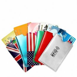 Nouveau support de carte anti-RFID NFC Blocking Reader Lock ID Bank Carte Bank Case Proteti Metal Credit Card Card Aluminium P6pm #
