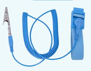 NOUVEAU antistatique antistatique ESD bande de dragonne réglable mise à la terre ceinture électrostatique bleu MQ100