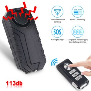 Nouveau dispositif antivol vélo moto voiture électrique véhicule sécurité Anti perte rappel avertissement de Vibration télécommande capteur d'alarme