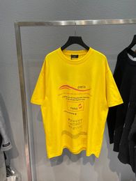 Plus-T-shirts voor heren Polo's Geborduurde en bedrukte zomerkleding met ronde hals en puur straatkatoen erg 76