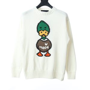 Nieuwe AOP Jacquard Letter Knitted Sweater in de herfst / Winter 2023Acquard breien Hine E Custom Jnlarged Detail Crew Neck Cotton JJ73635F7