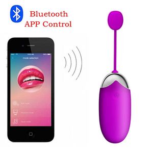 Nieuwe App Afstandsbediening Bluetooth Draadloze Vibrator Jumping Egg USB Recharge Seksspeeltjes voor vrouw Huevo Vibrador Sexo-producten. P0816