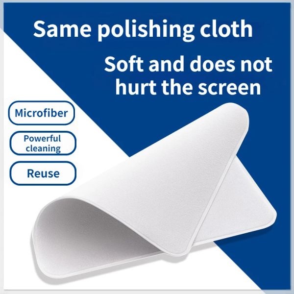 Nouveau tissu de polissage Apple iPhone Nano Texture Tissu de nettoyage pour tous les types d'électronique et de nettoyeurs d'affichage à domicile
